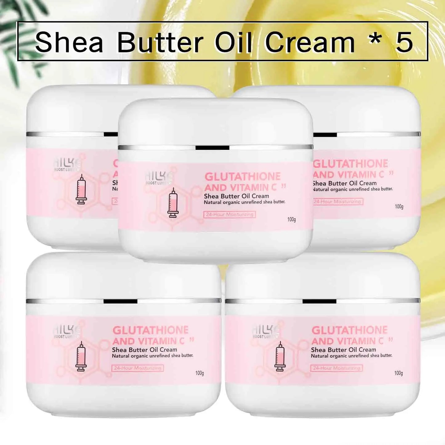 AILKE Whitening Skin Care Cream Brightening Lotion Glutathione Shea Butter