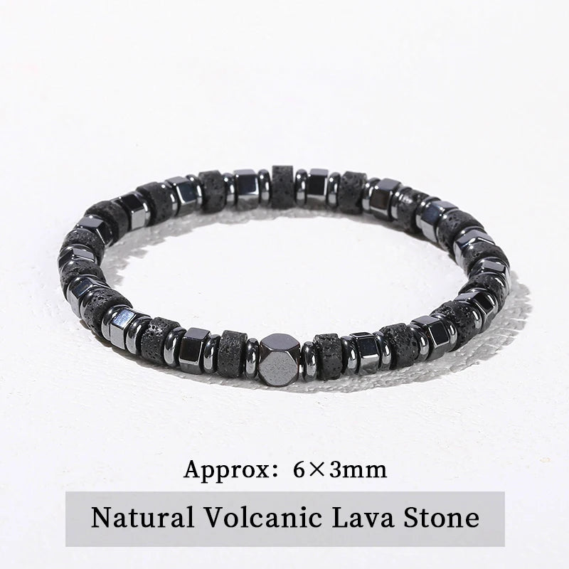 Change Better Hematite Bead Bracelet Unisex Reiki Jewelry