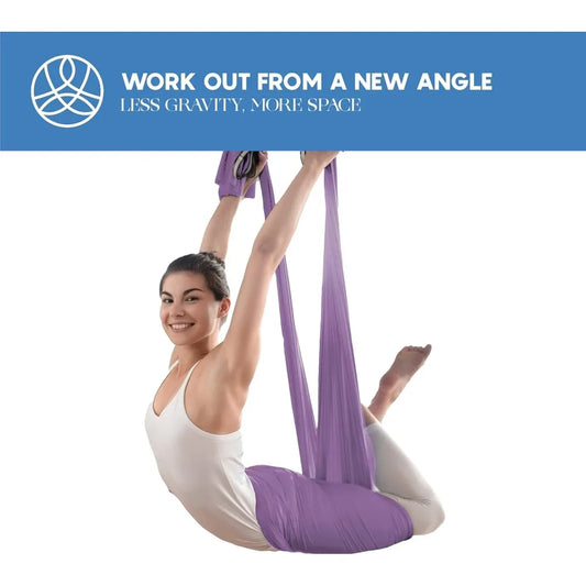 Aum Active Aerial Silk Yoga Hammock for Home Practice
