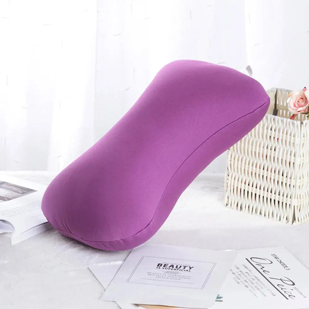 Microbead Bolster Tube Pillow For Neck Support And Travel Comfort