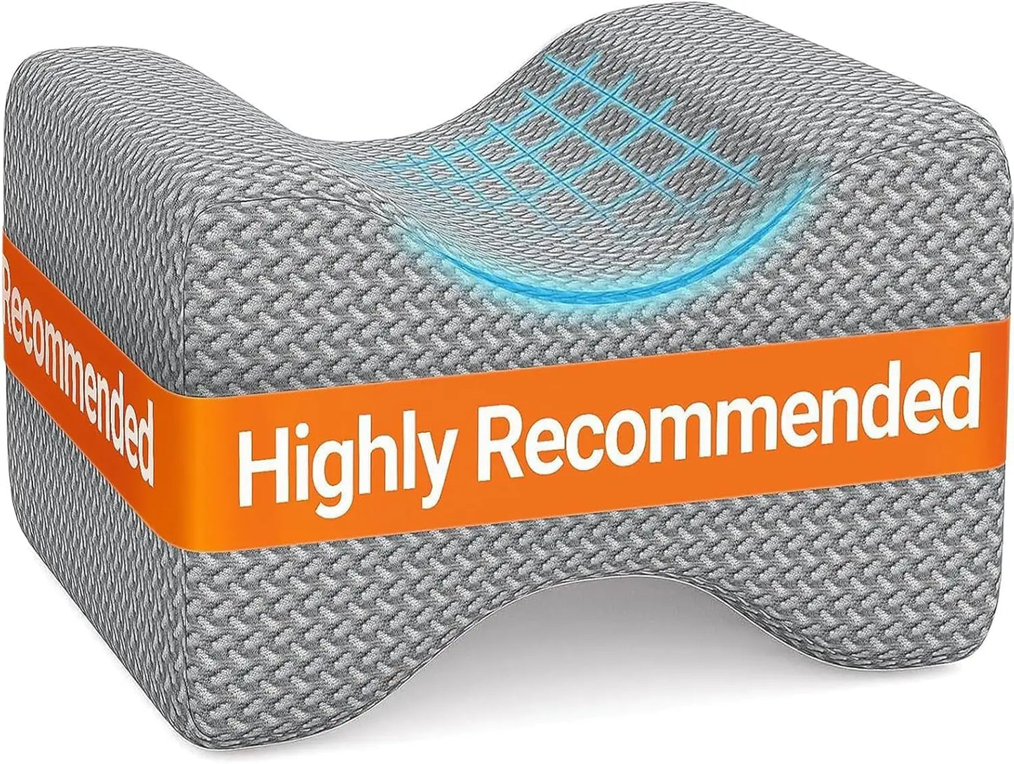 Memory Foam Knee Pillow For Side Sleepers Elevation And Blood Circulation