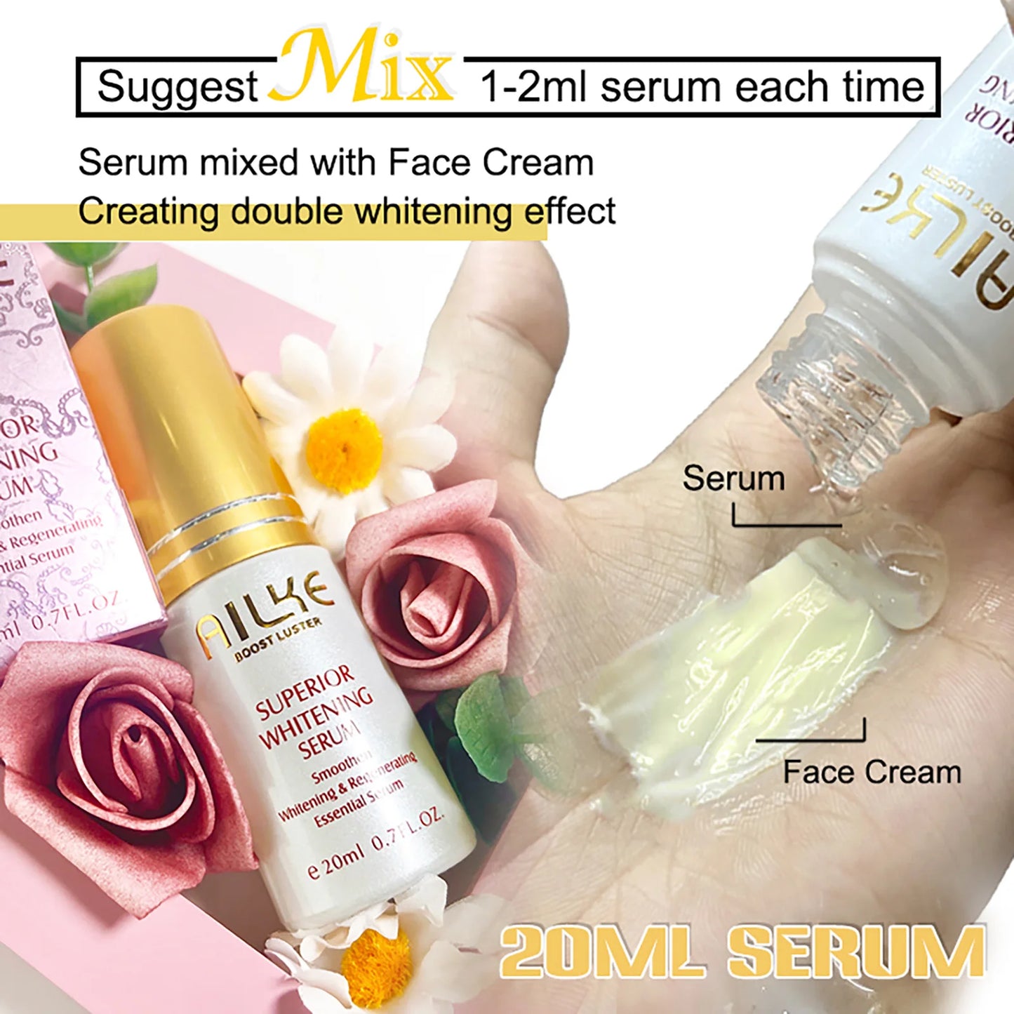 AILKE Night Cream For Women Collagen Moisturizing Brightening Anti Aging