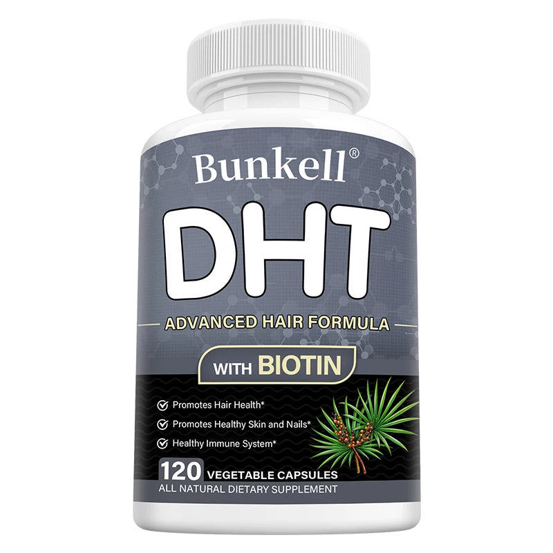 Bunkell DHT Blocker With Biotin For Healthy Hair Skin Nails