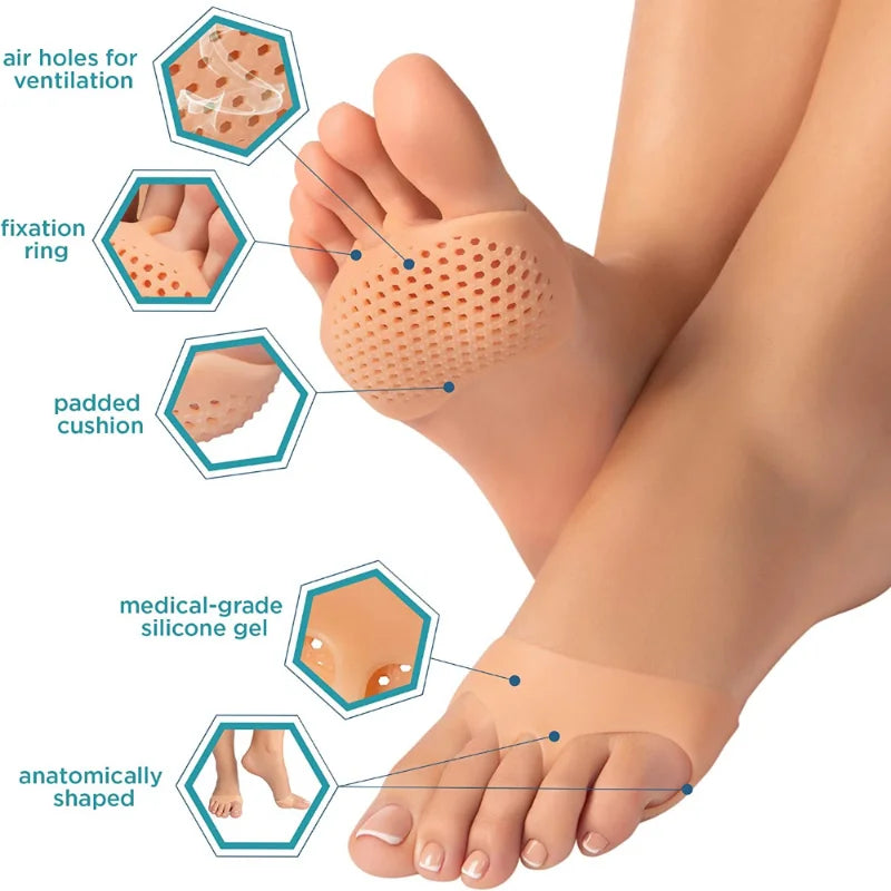 Gel Toe Separator Hallux Valgus Bunion Cushion Foot Care Tool