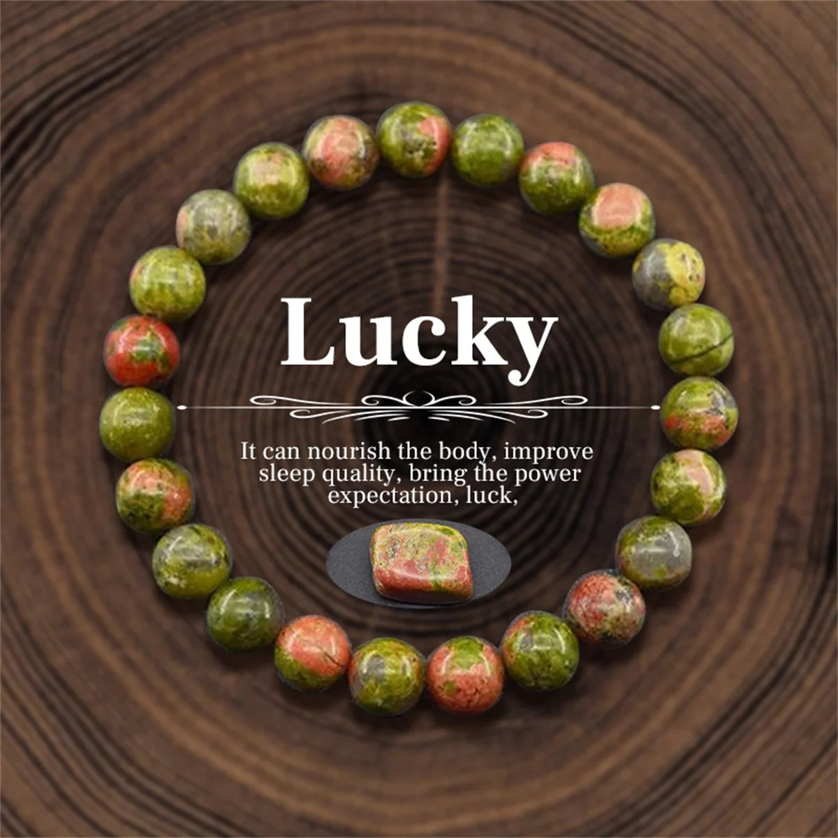 8mm Natural Stone Beaded Bracelet for Women and Men Unisex Crystal Beads Meditation Jewelry for Wealth Energy Protection