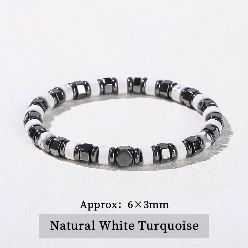 Change Better Hematite Bead Bracelet Unisex Reiki Jewelry