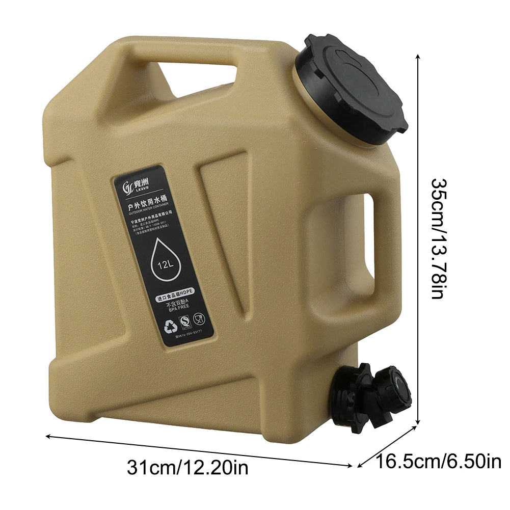 APWIKOGER Leakproof Camping Water Container for Outdoor Storage