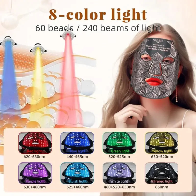 UBilli LED Face Mask Near Infrared Red Light Anti Aging