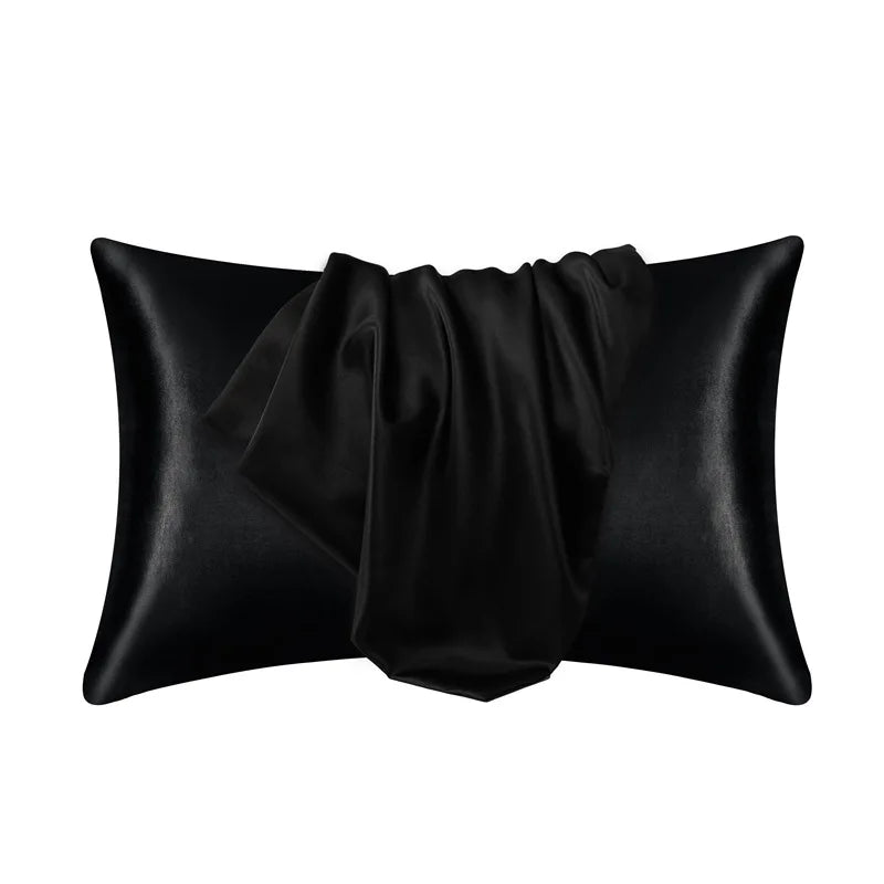NONECN Polyester Cotton Pillowcase Silk Look For Hair And Skin