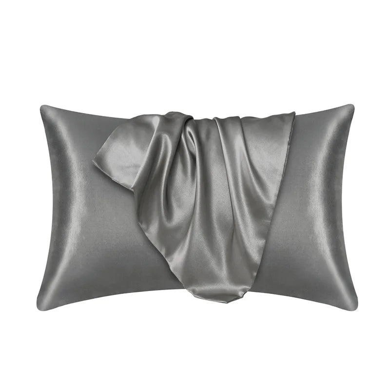 NONECN Polyester Cotton Pillowcase Silk Look For Hair And Skin