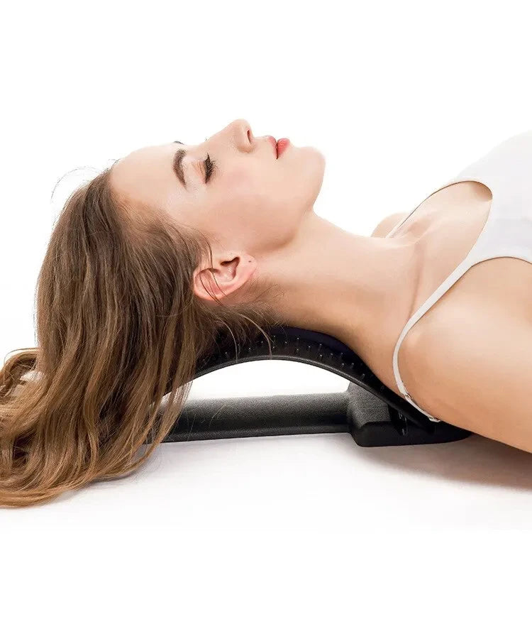 Back Stretcher Multi Level Adjustable Massager For Spine Support