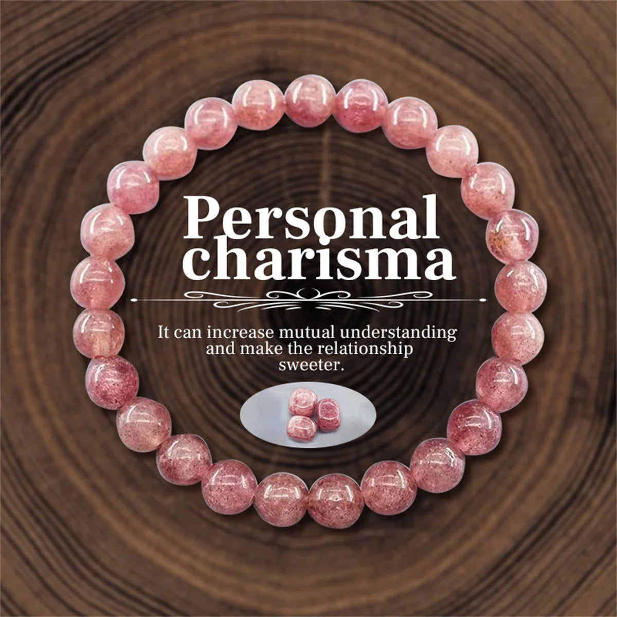 8mm Natural Stone Beaded Bracelet for Women and Men Unisex Crystal Beads Meditation Jewelry for Wealth Energy Protection