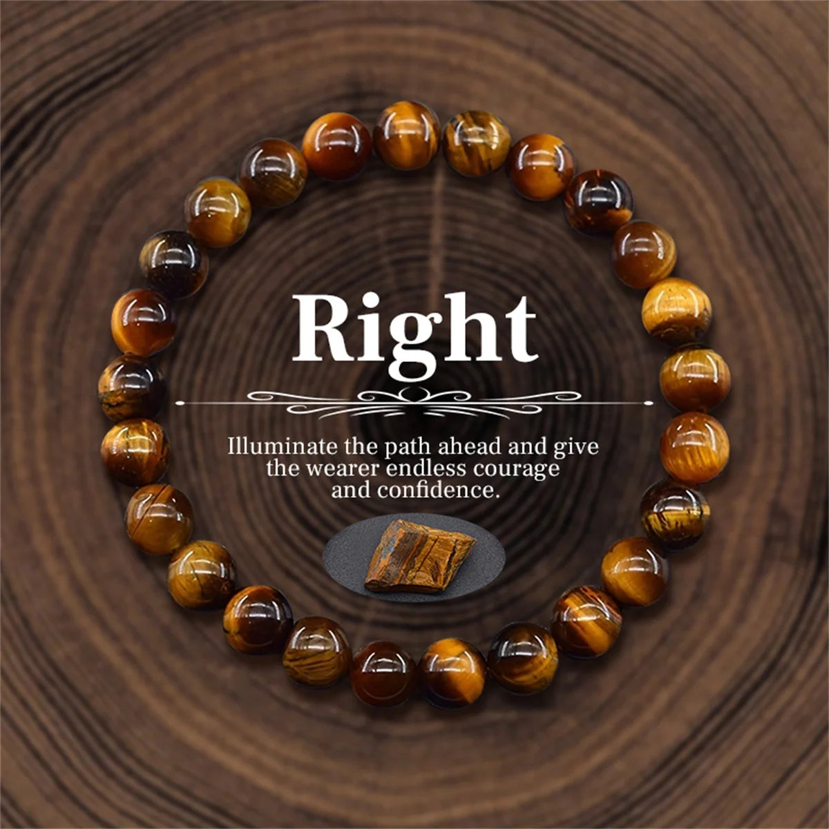 8mm Natural Stone Beaded Bracelet for Women and Men Unisex Crystal Beads Meditation Jewelry for Wealth Energy Protection