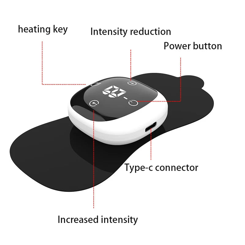 HANRIVER Heated Cervical Spine Massager EMS Therapy Neck Pulse