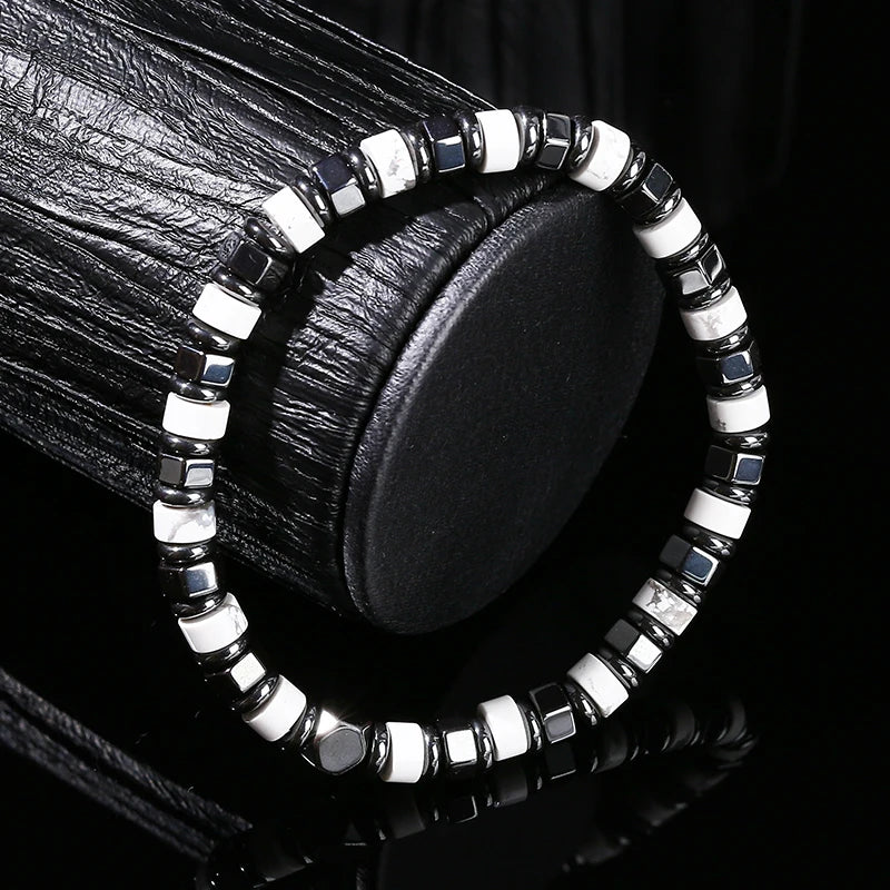 Change Better Hematite Bead Bracelet Unisex Reiki Jewelry