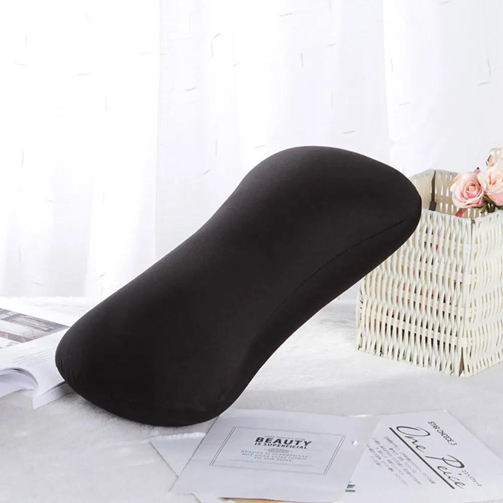 Microbead Bolster Tube Pillow For Neck Support And Travel Comfort