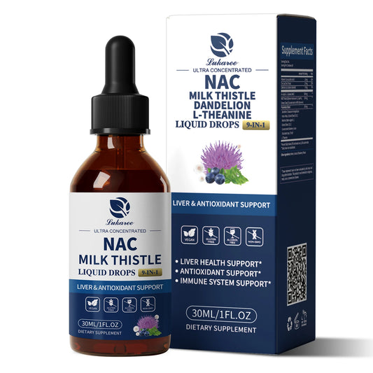 Lukaree Liposomal NAC With Milk Thistle For Liver Kidney Lung Support Supplement