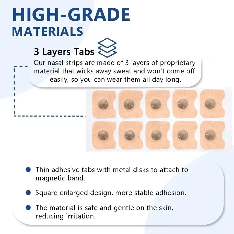 Magnetic Nasal Strips For Snoring Reduction And Sleep Quality