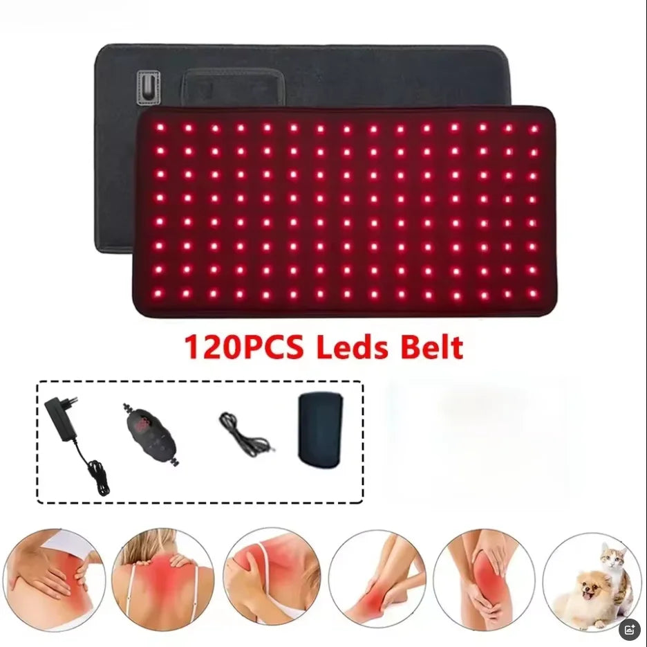 HUATON Infrared Red Light Therapy Belt 660nm 850nm Full Body