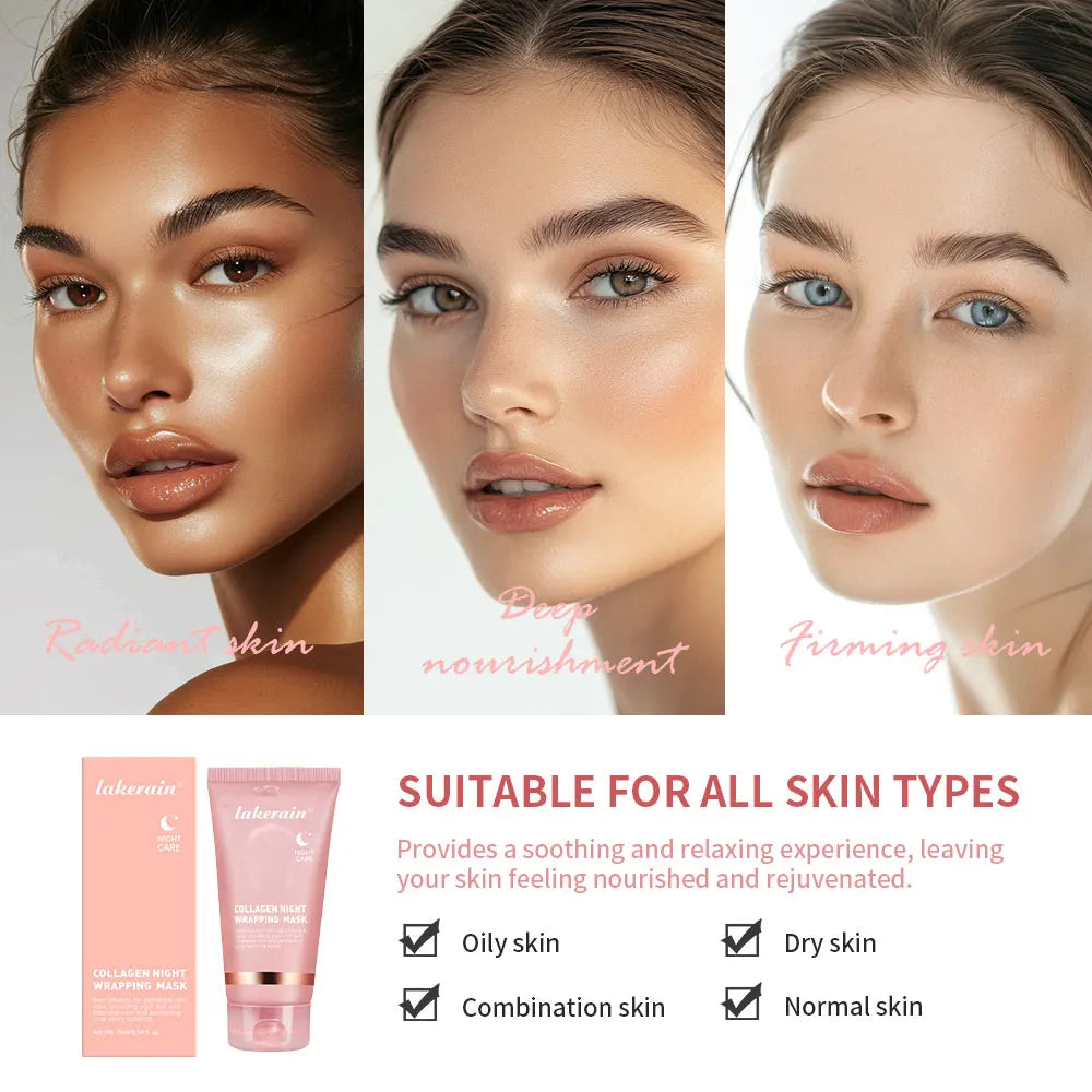 Ibcccndc Collagen Overnight Peel Off Mask For Deep Hydration Brightening