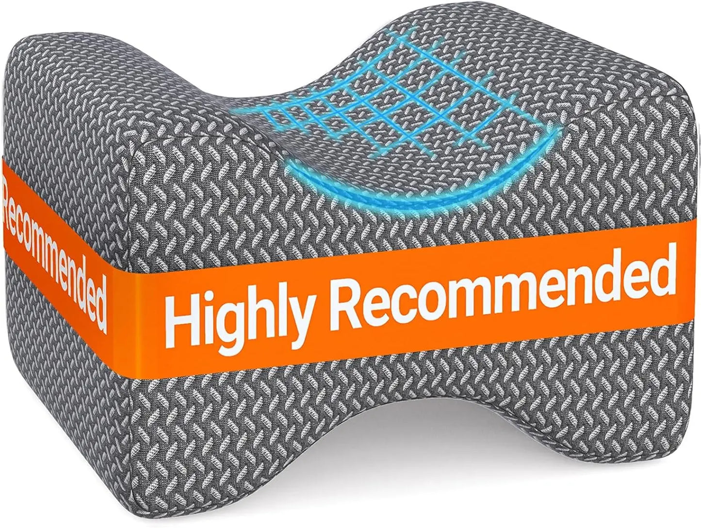 Memory Foam Knee Pillow For Side Sleepers Elevation And Blood Circulation