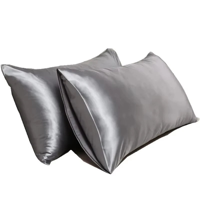 NONECN Polyester Cotton Pillowcase Silk Look For Hair And Skin