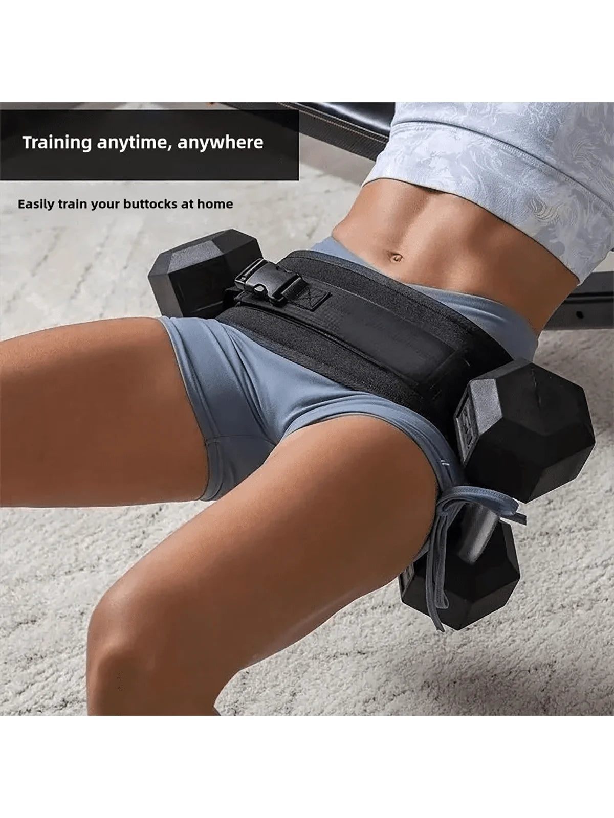Glute Bridge Resistance Band For Glute Kickback Workouts