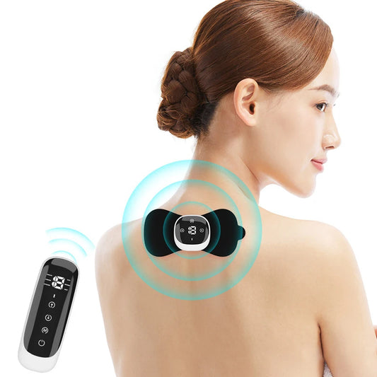 HANRIVER Heated Cervical Spine Massager EMS Therapy Neck Pulse
