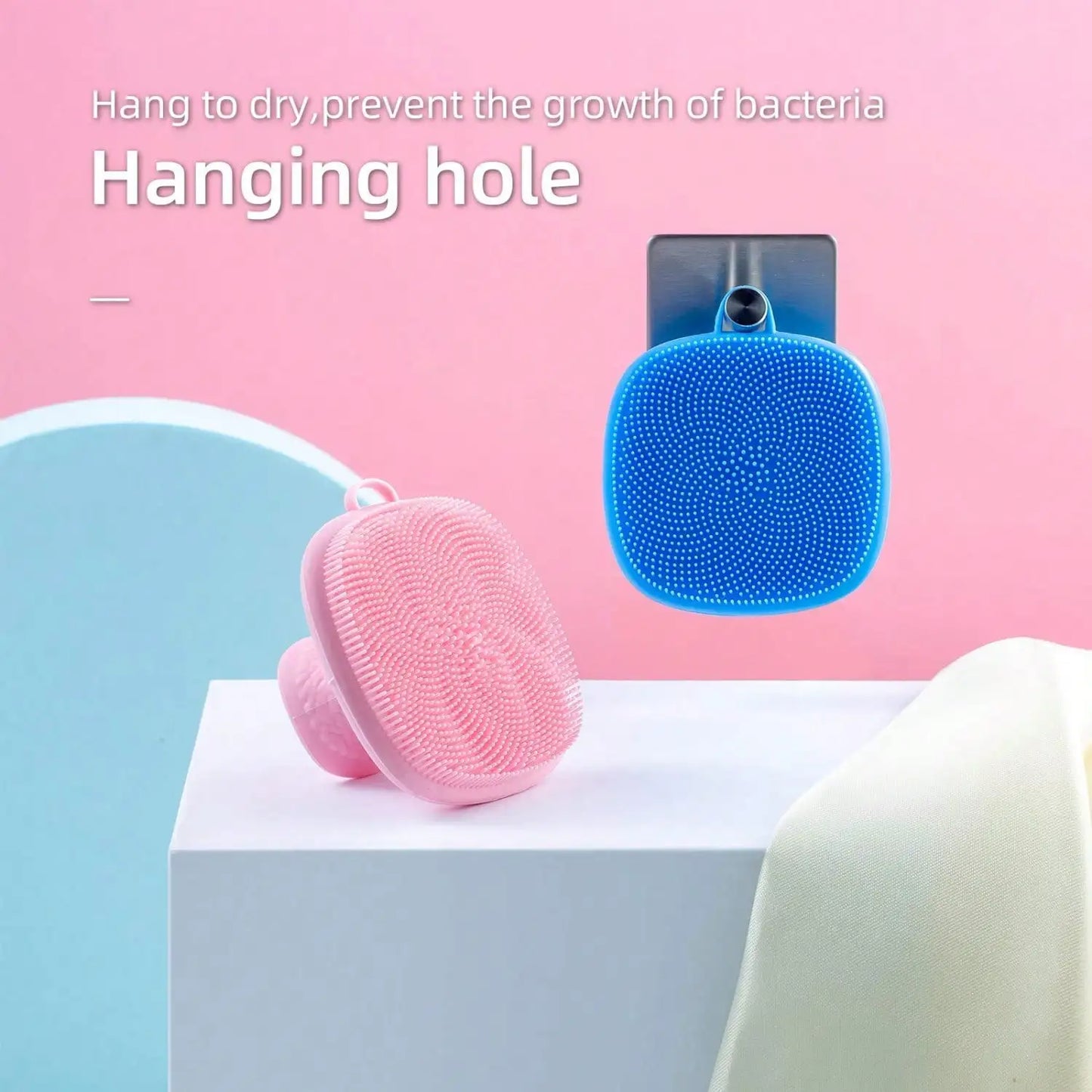 Silicone Face Scrubber Facial Cleansing Brush Waterproof For Men