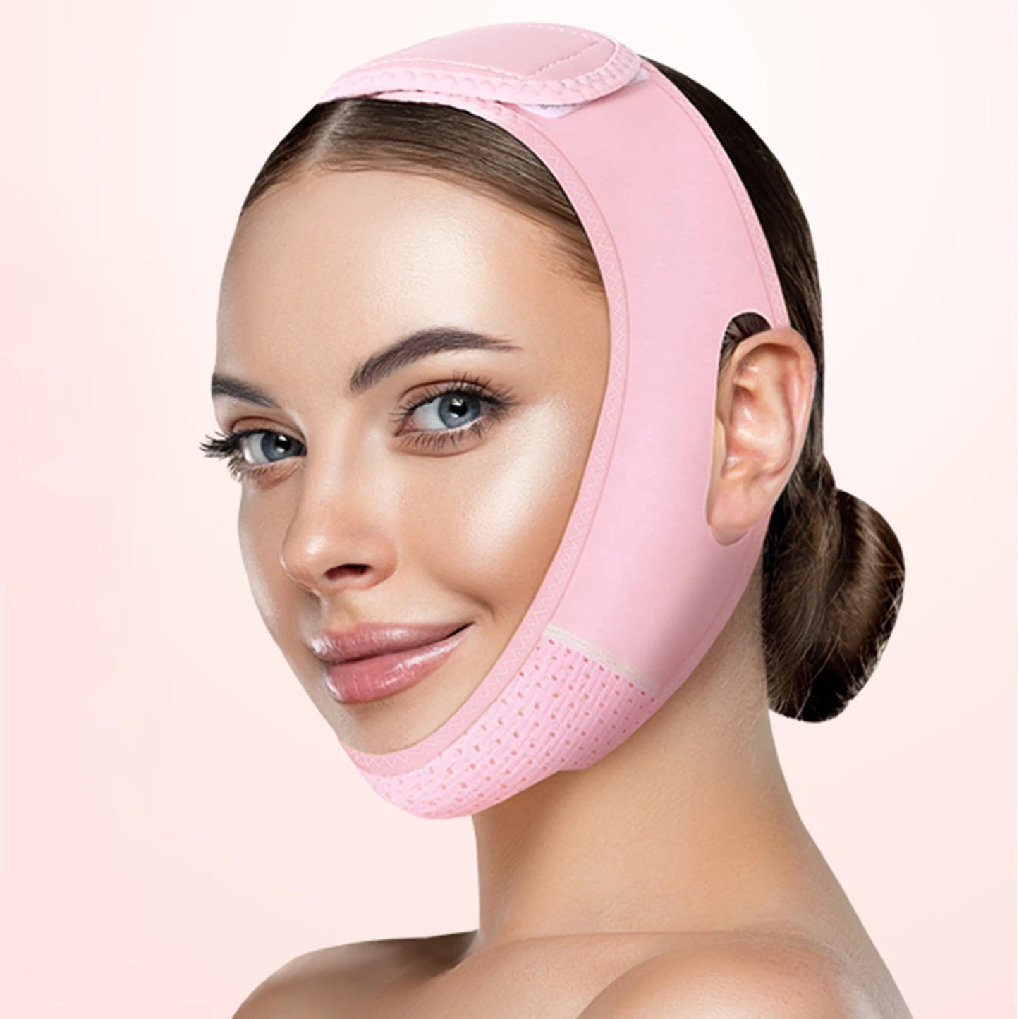 Reusable V Shaped Facial Strap For Skin Care And Face Support