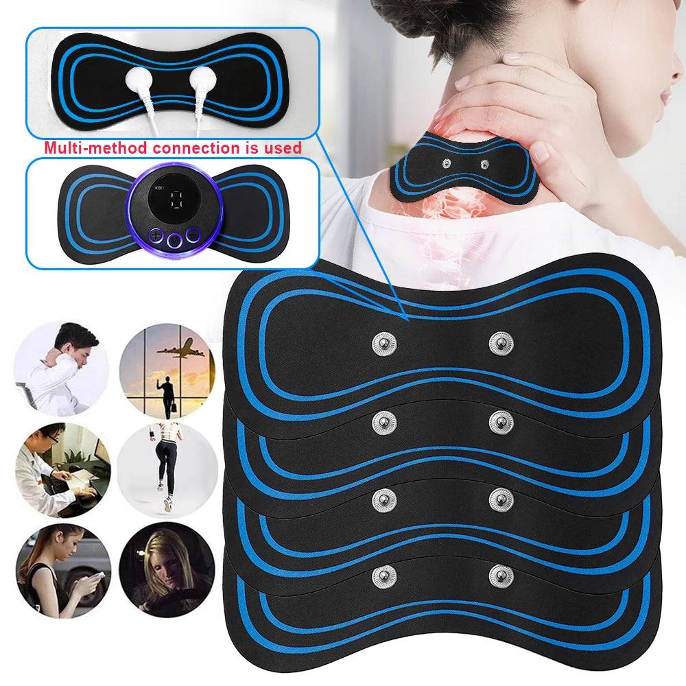 Raiuleko 8 Modes Muscle Stimulator Massage Device TENS Therapy