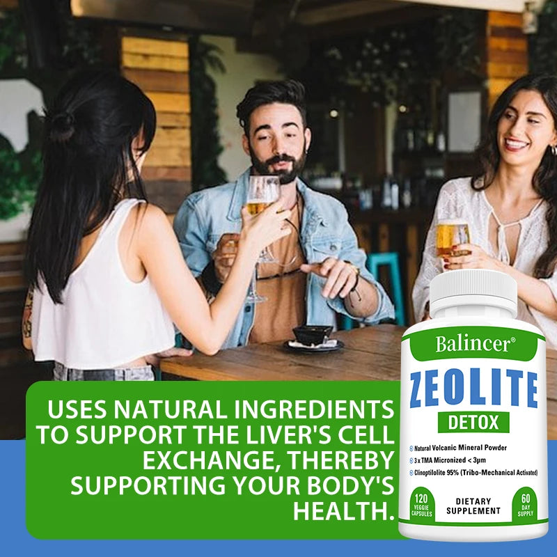 Balincer Zeolite Liver Protection Supplement Supports Kidneys Immunity