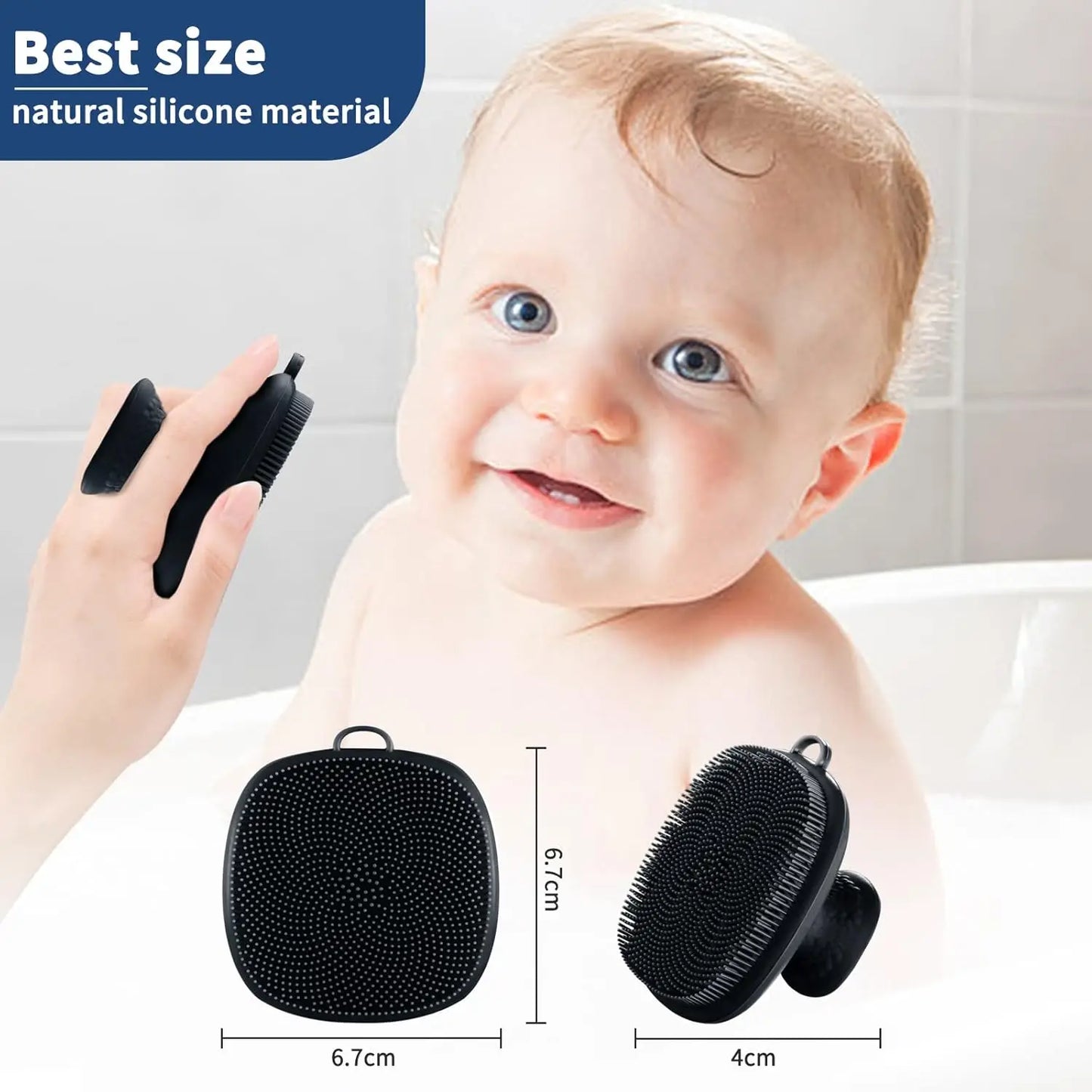 Silicone Face Scrubber for Men Facial Cleansing Brush
