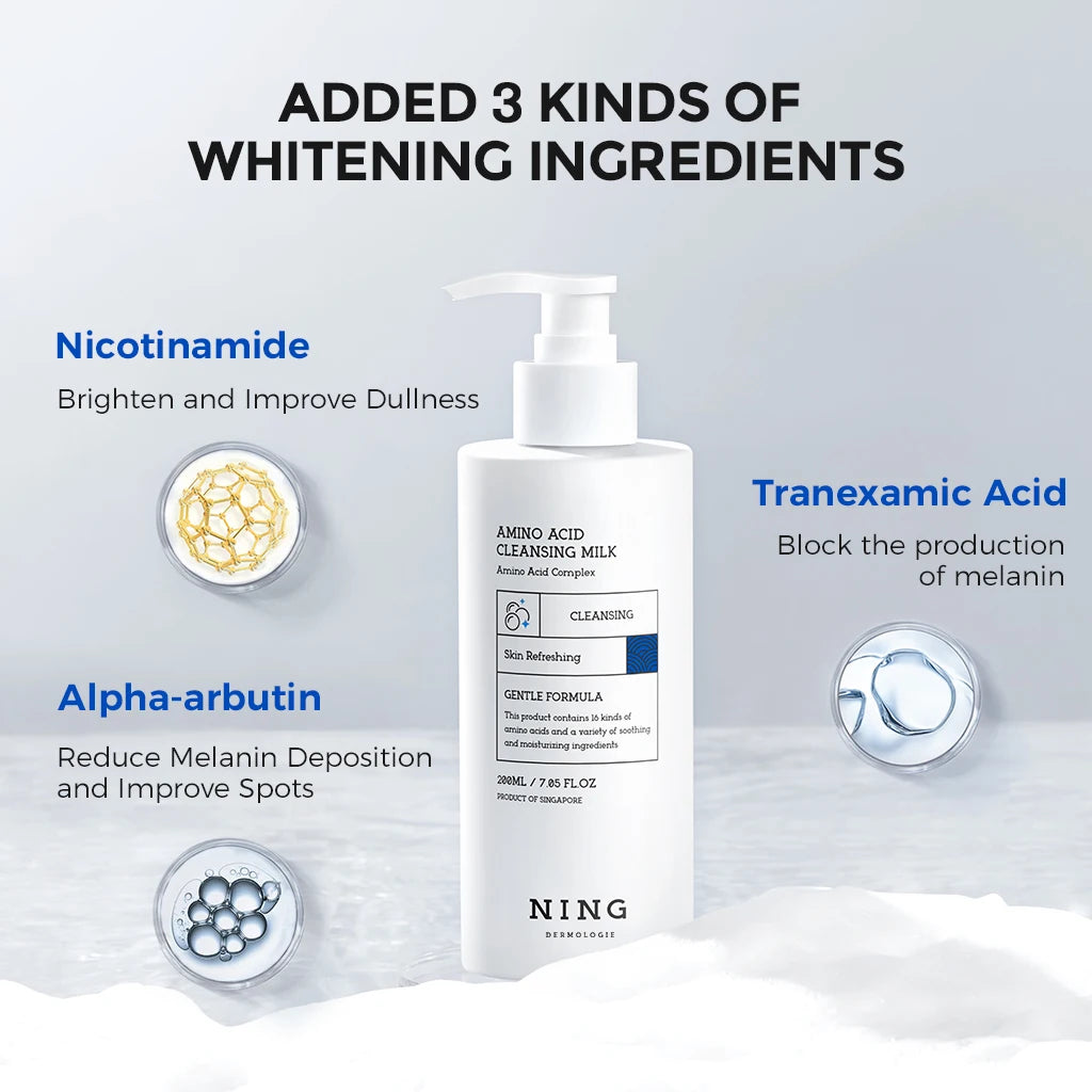NING DERMOLOGIE Amino Acid Cleansing Milk Oil Control Moisturizing Cleanser
