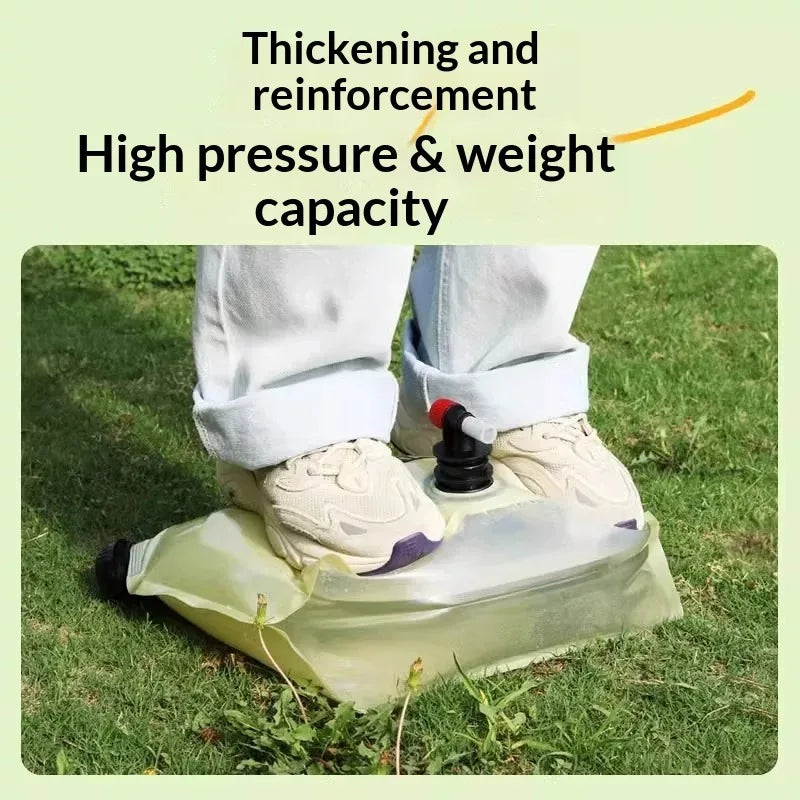 Foldable Outdoor Water Storage Bag With Leakproof Tap Spout