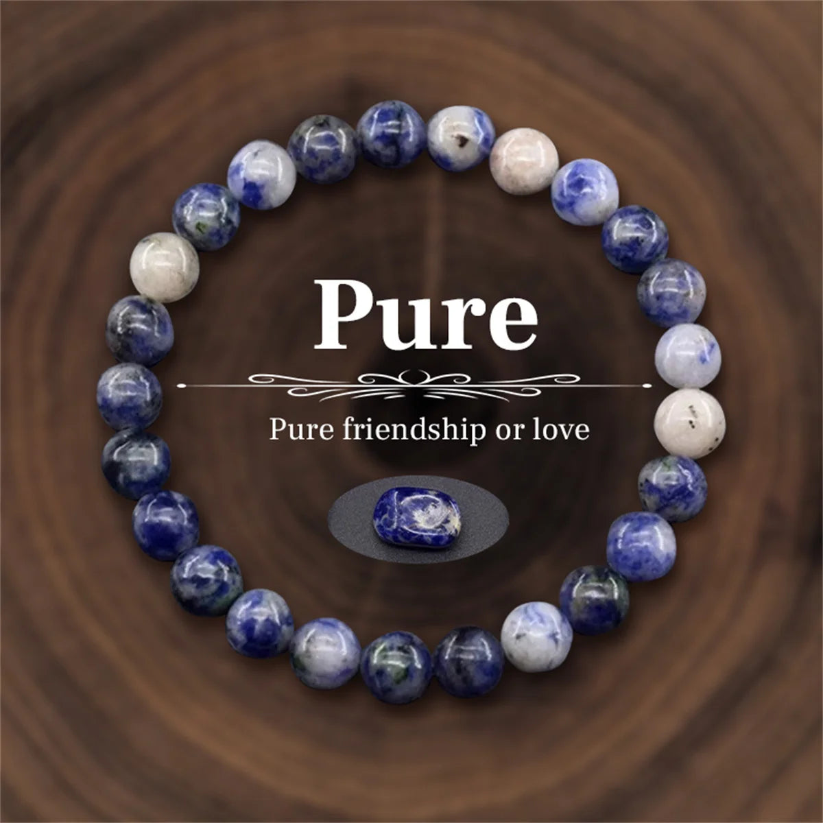 8mm Natural Stone Beaded Bracelet for Women and Men Unisex Crystal Beads Meditation Jewelry for Wealth Energy Protection