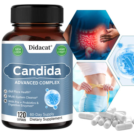 Didacat Candida Complex With Digestive Enzymes Probiotics Oregano