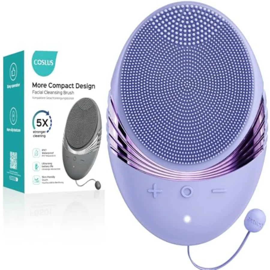 FBS01 Facial Cleansing Brush With Silicone Waterproof Rechargeable 5 Modes