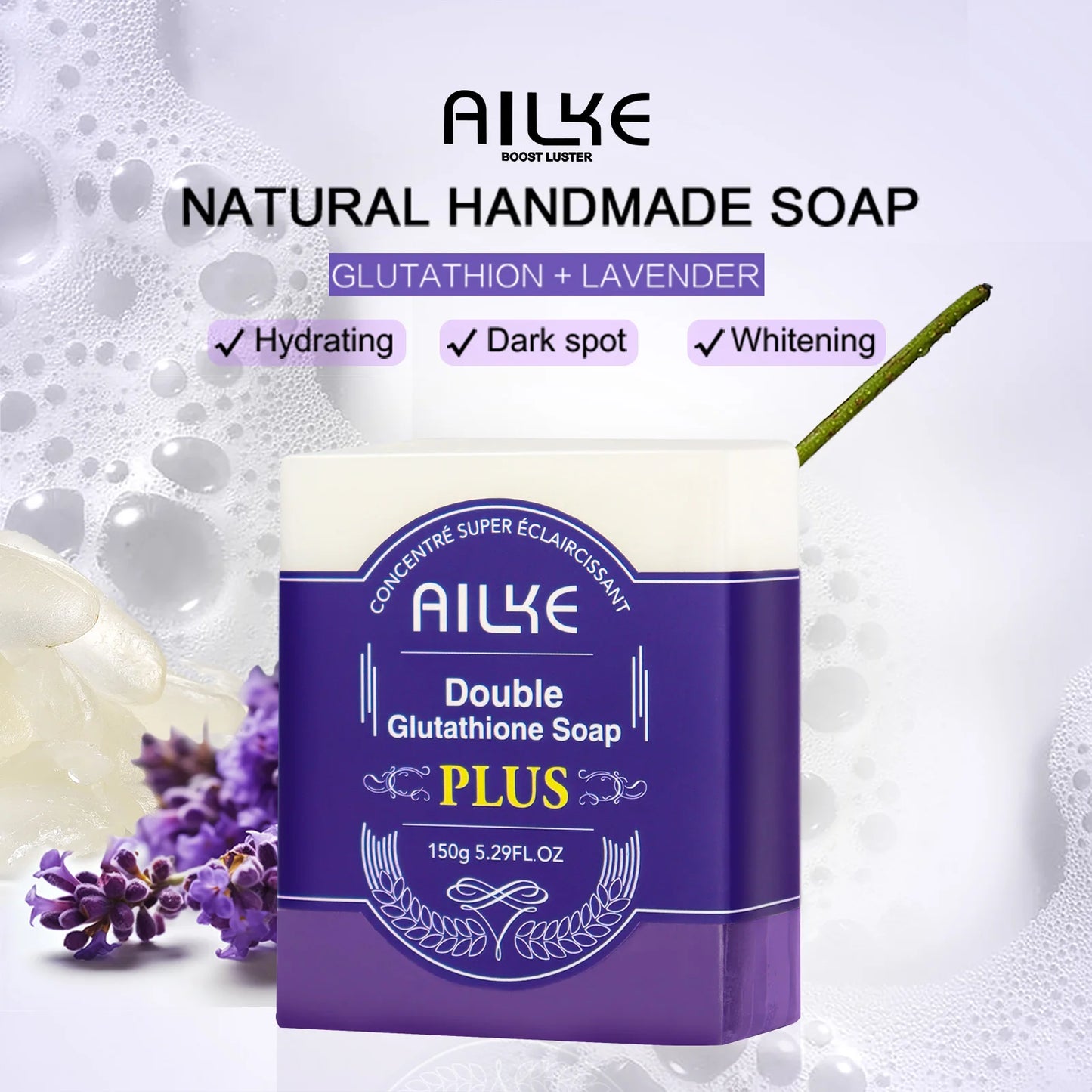AILKE Glutathione Plus Whitening Skin Care Set for Even Tone