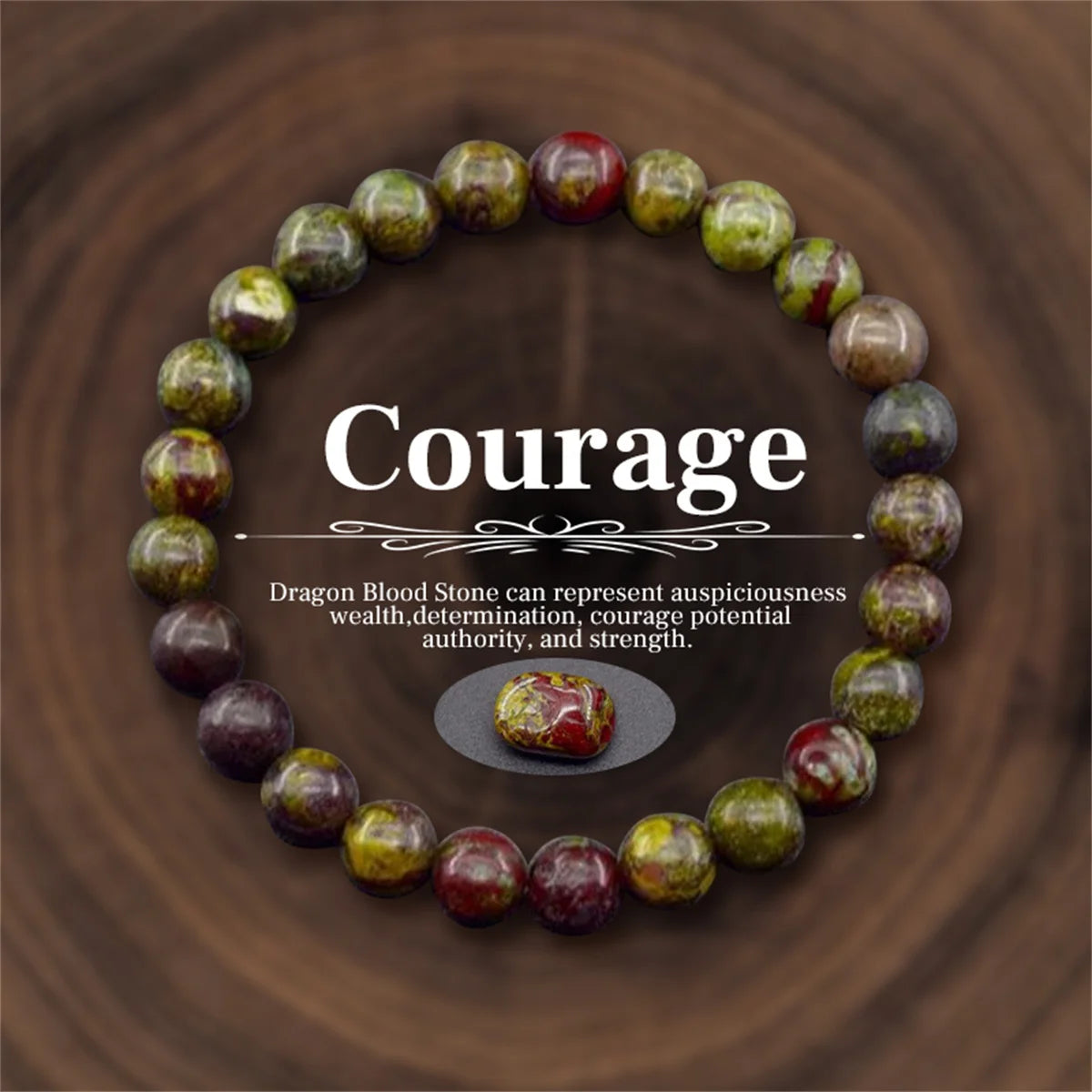 8mm Natural Stone Beaded Bracelet for Women and Men Unisex Crystal Beads Meditation Jewelry for Wealth Energy Protection