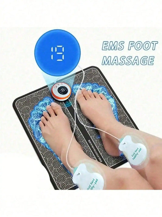 Electric EMS Foot Massage Mat For Pain Relief And Relaxation