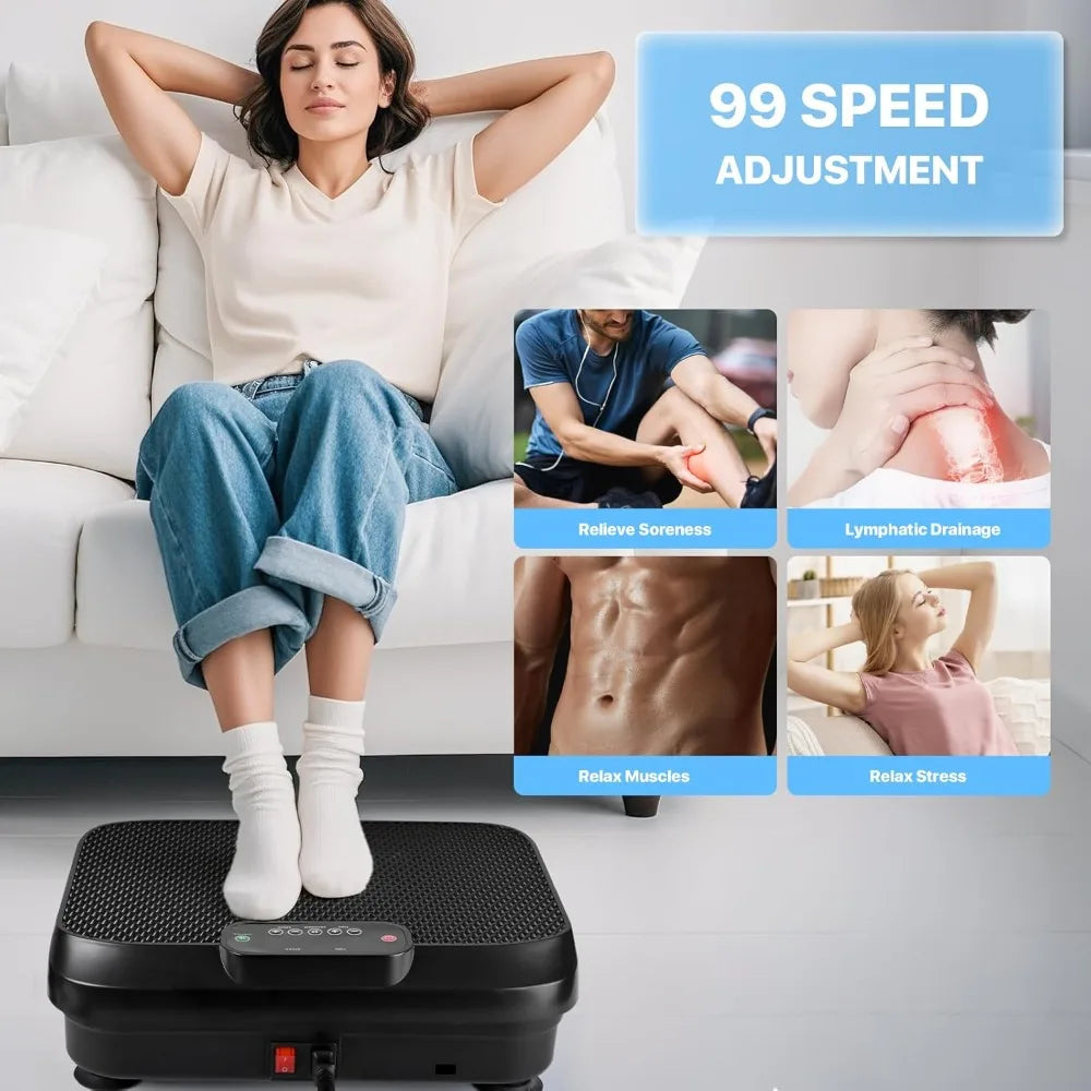 Whole Body Vibration Platform for Lymphatic Drainage and Weight Loss