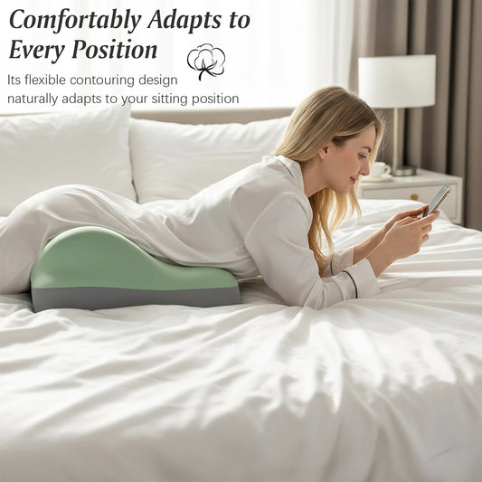 Multi-Functional Memory Foam Wedge Pillow for Back and Neck Support