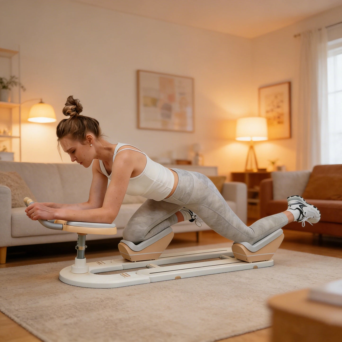 Adjustable Back Stretcher Machine for Spine Decompression and Pain Relief