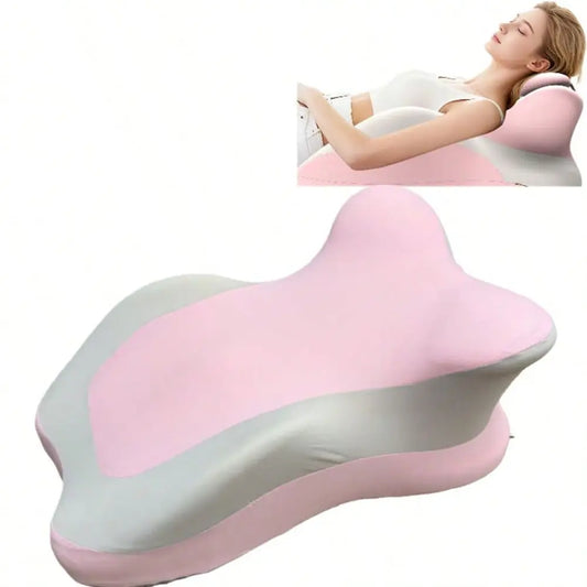Aesthetic Ergonomic Memory Foam Wedge Pillow For Stomach Sleepers