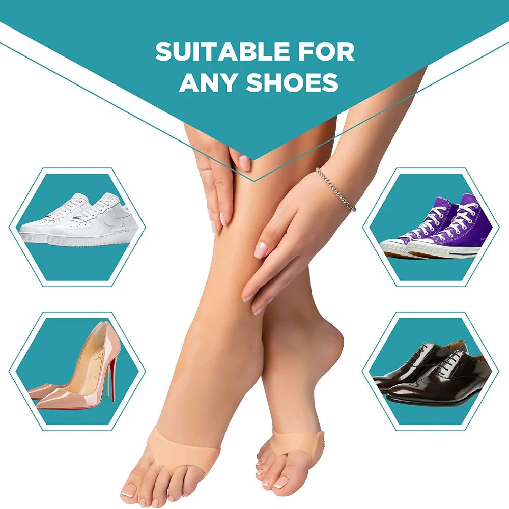 Gel Toe Separator Hallux Valgus Bunion Cushion Foot Care Tool