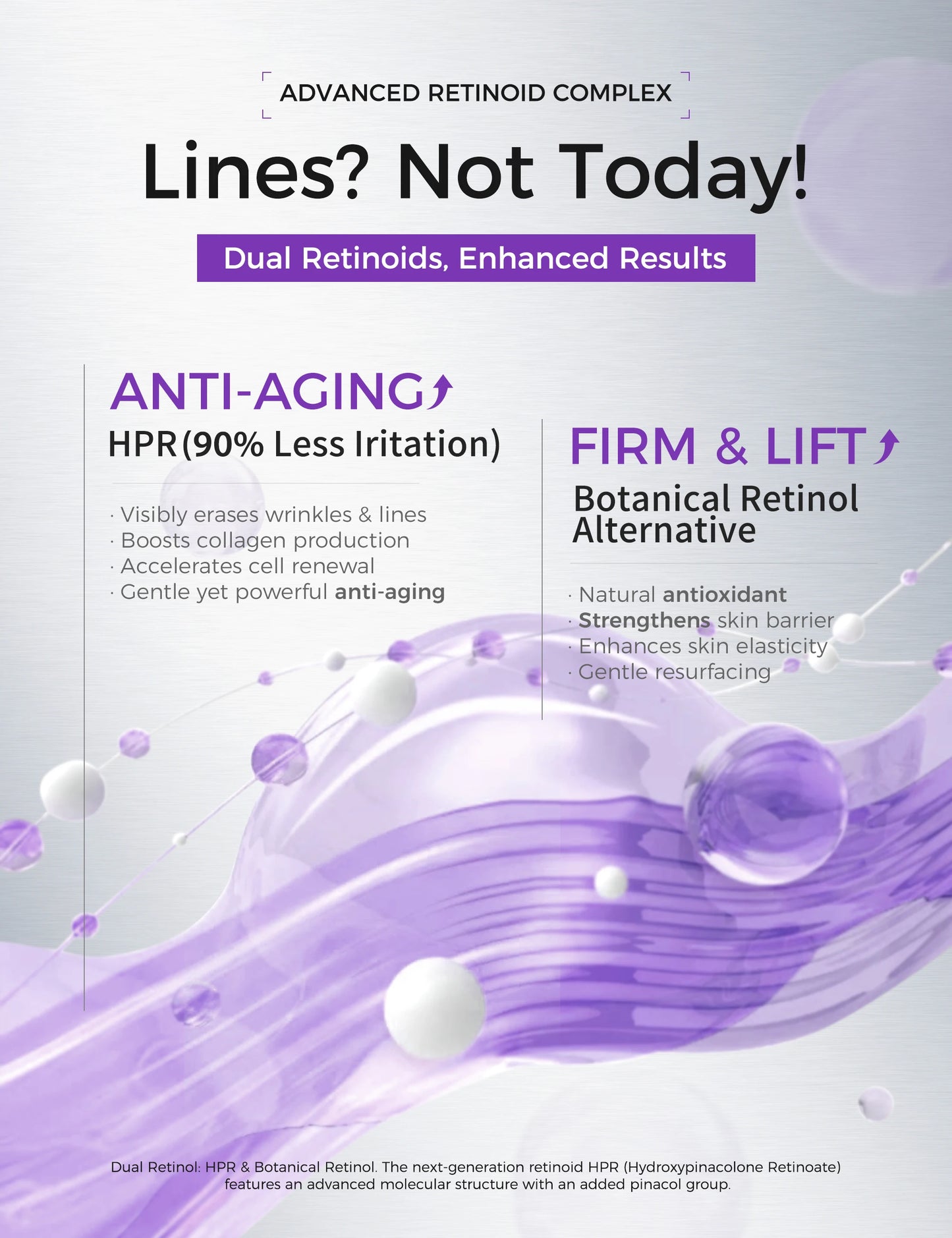 NING DERMOLOGIE Retinol Face Serum for Firmness and Hydration