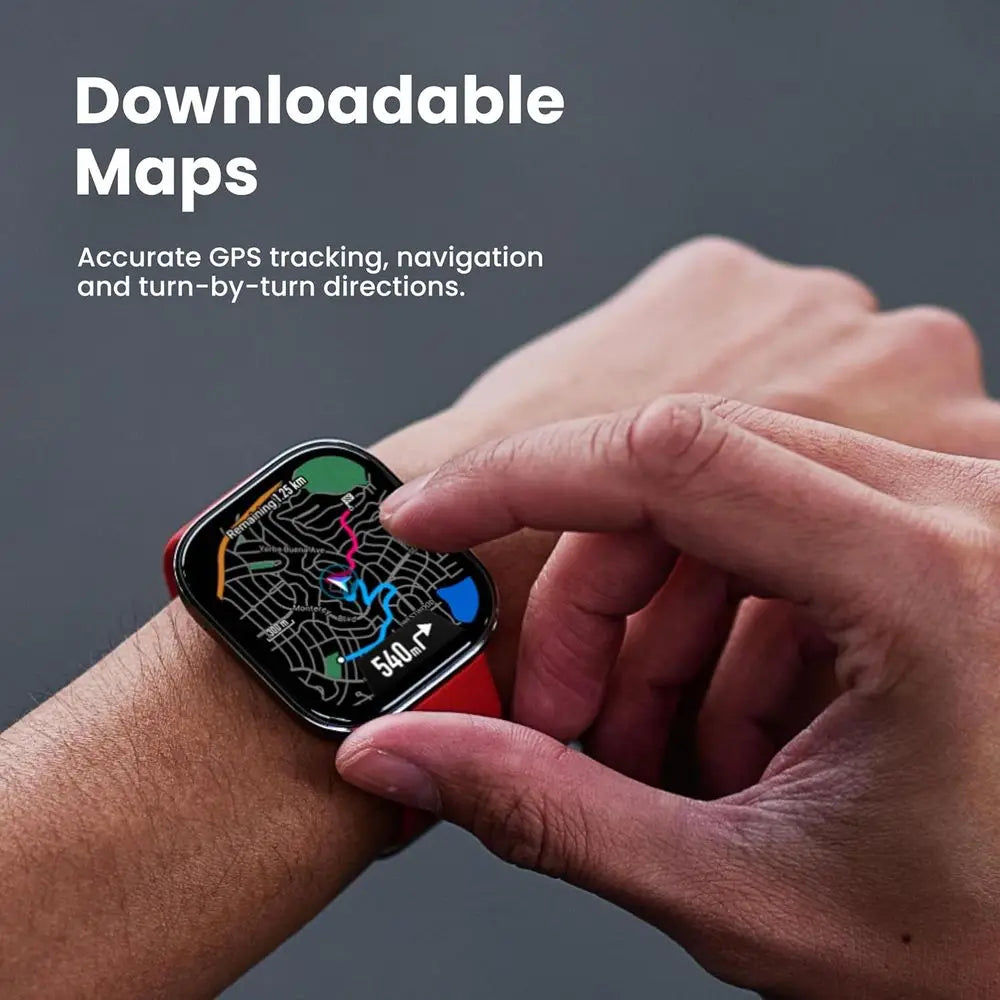 Amazfit Bip 6 Smartwatch 46mm With 14 Day Battery AMOLED Display GPS Maps AI Assistant Notifications