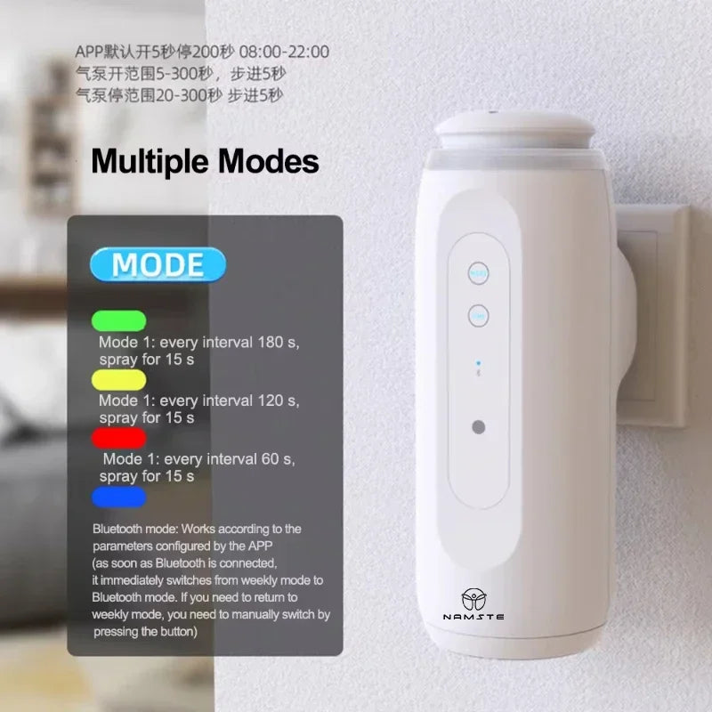 NAMSTE Portable Smart Diffuser Bluetooth Air Freshener for Home Office