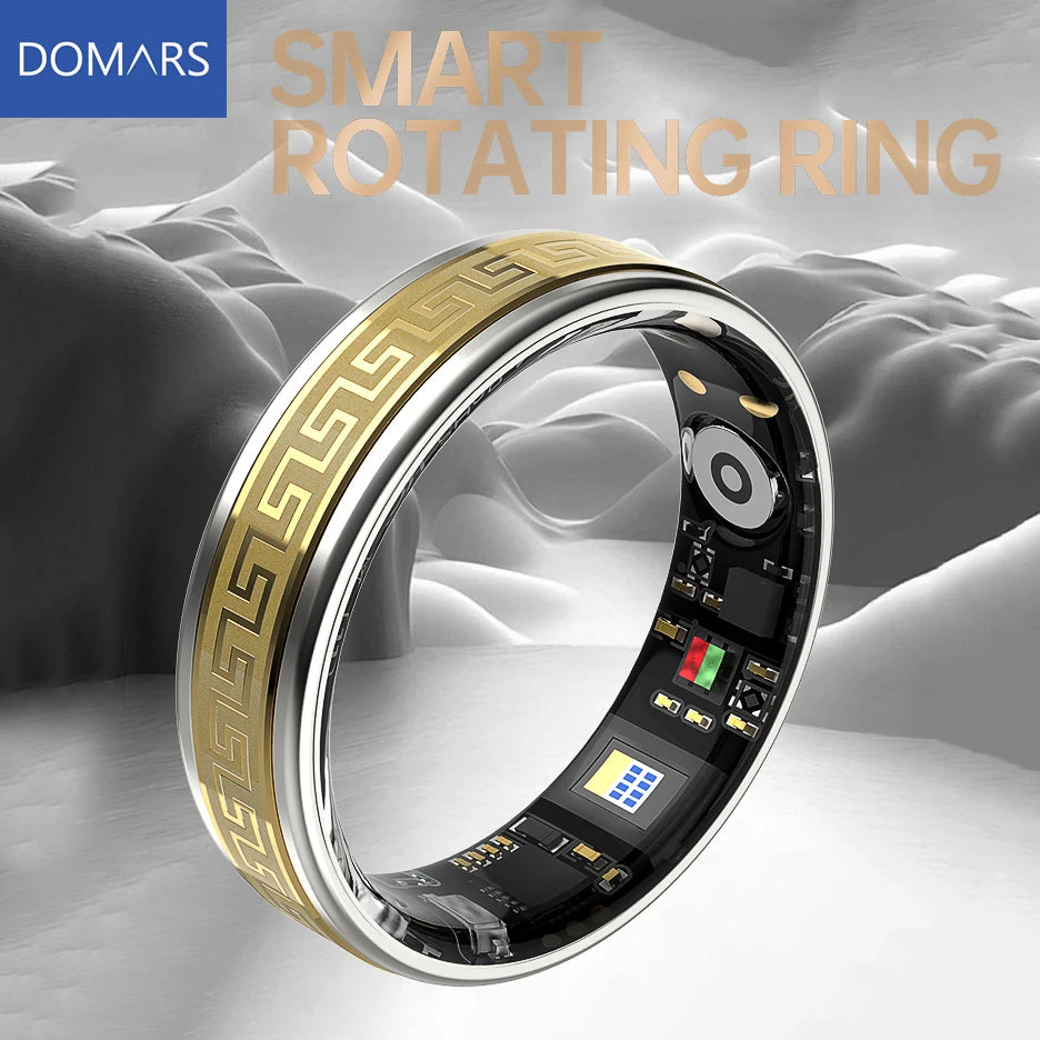 Domars Rotating Smart Ring for Heart Rate and Blood Pressure
